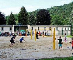 Einweihung Beach-Volleyballplatz
